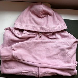 Aritzia Terry fleece Full zip hoodie